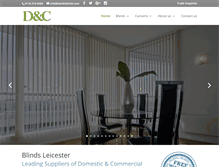 Tablet Screenshot of dandcblinds.com